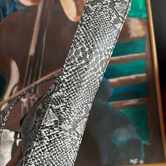 Vintage y2k 00s 2000s faux snake skin shoulder bag by Cornell - Picture 11 of 16